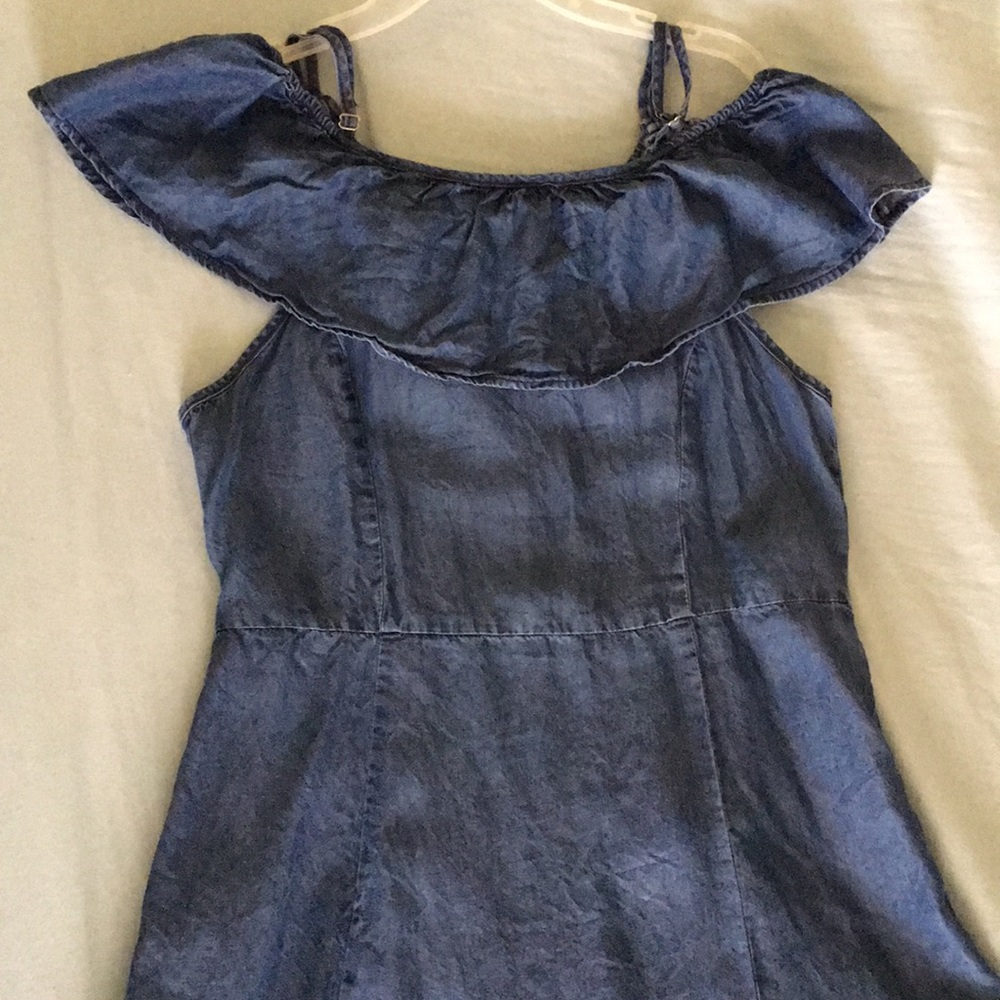 Young & Reckless denim skater dress